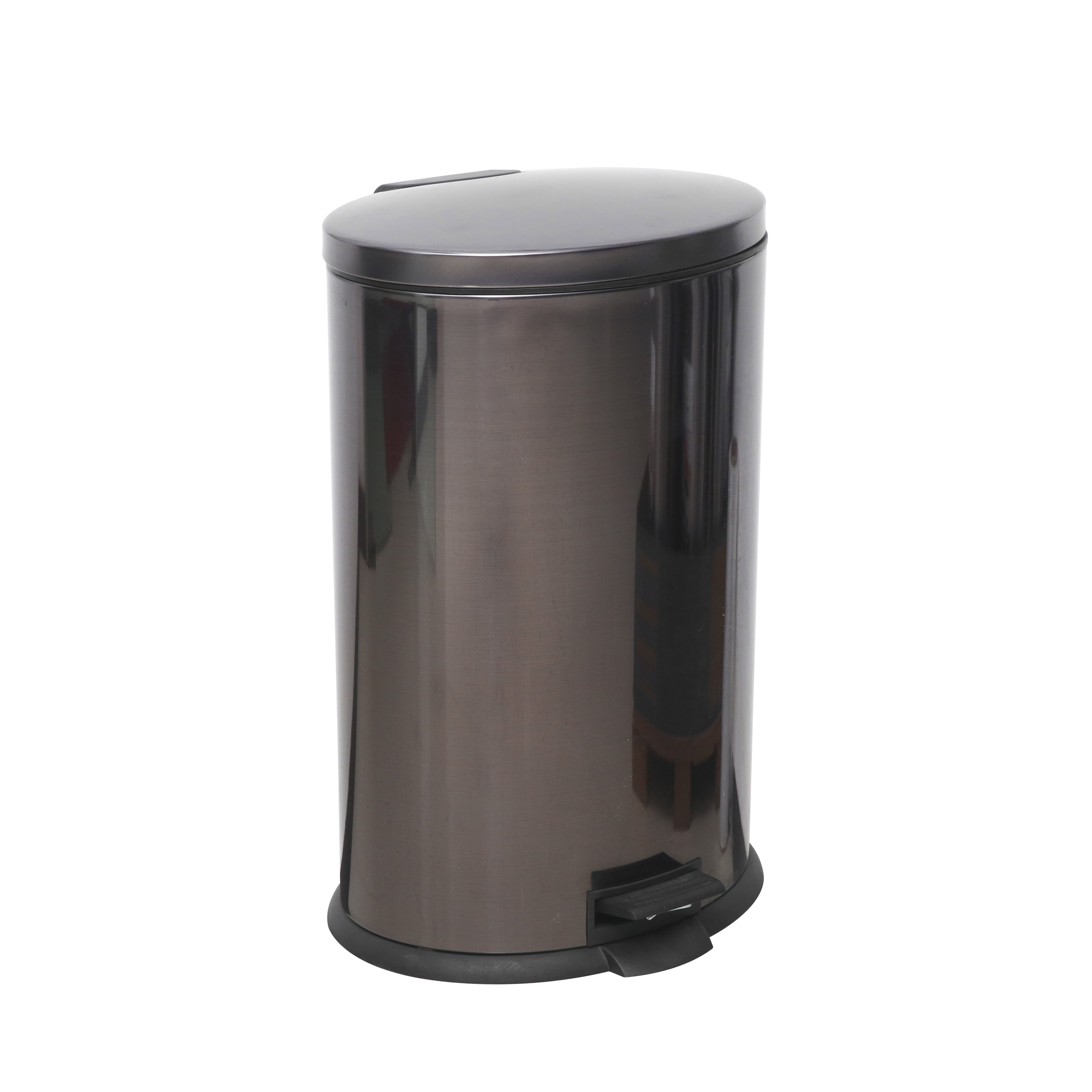 Better Homes & Gardens 1.3 Gallon Trash Can, Oval Bathroom Trash