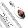 thumbnail image 2 of 925 Sterling Silver Pendant Natural Rhodonite Handmade Jewelry, 2 of 4