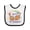 White and Black, variant on Inktastic Little Artist in Training Colorful Cute Paintbrush Palette Boys or Girls Baby Bib