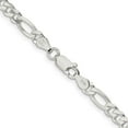 thumbnail image 3 of Primal Silver Sterling Silver 4.5mm Figaro Chain, 3 of 4
