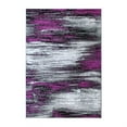 thumbnail image 2 of Flash Furniture Rylan Rectangular Contemporary Grey, Purple Area Rug, 5' x 7', 2 of 7