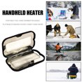 thumbnail image 2 of comerut Refillable Hand Warmer Ultralight High Strength Zinc Alloy Carbon Hand Warmer for Outdoor, 2 of 8