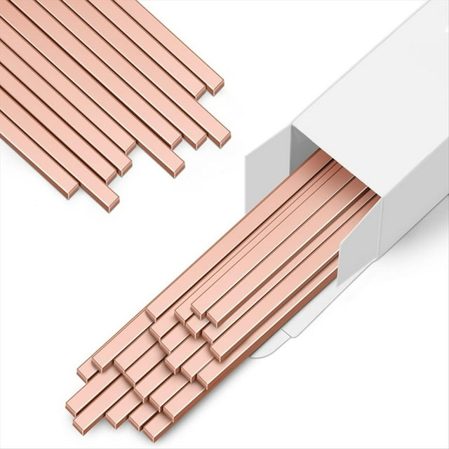 Varilla de soldadura fuerte de 45 mm, varilla de cobre y fósforo para acondicionados, refrigeradores, cámaras frigoríficas y unidades HVAC.