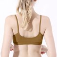 thumbnail image 4 of JAKANYQ Bras For Lady V Neck Sports Bras For Thin Straps Padded Yoga Basic Wireless Bra Camisole Classic Lightweight, 4 of 6