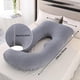 thumbnail image 4 of Almohadas de Embarazo para Dormir, Almohada de Maternidad con Forma de U para Adultos, Soporte con Relleno de Espuma con Memoria para Espalda, Piernas, Vientre, 4 of 7