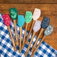 Thyme & Table Silicone Scraper Spatula with Kitchen Conversion Chart