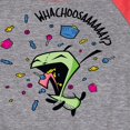 thumbnail image 3 of Invader ZIM - GIR Eating Candy - WHACHOOSAY - Toddler And Youth Raglan Graphic T-Shirt, 3 of 6