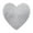 Silver, variant on PVC Heart-Shaped Placemats Set - Non-Slip Heat Resistant Table Protectors (15x15in Hollow Design) Waterproof Washable for Kitchen Counter Dinners