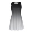 thumbnail image 4 of B91xZ Robe Grande Taille pour Femmes Casual Base Confortable Sans Manches Flare A-line Midi Longue Robe maxi, Gris M, 4 of 4
