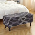 thumbnail image 4 of Footrest Stool Slipcover Stretch Case bench seat cover Protector for Kitchen Hotel Decor Style D, 4 of 9
