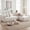 2-White, variant on Arouseden Black Sectional Couch,108 Inch Couch with 5 Throw Pillows,Left Facing Sectional Sofa with Chaise,Cloud Sectional Couches for Living Room
