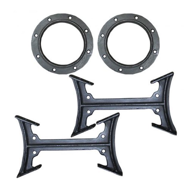 US Stove Company BKAD500 Cast Iron Double Barrel Camp Stove Adapter Kit