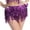 A-Purple, variant on Lovskoo Women's Sequin Fringe Hip Skirts Fashion Belly Dance Waist Belt Hip Scarf Lace-Up Skirt Black