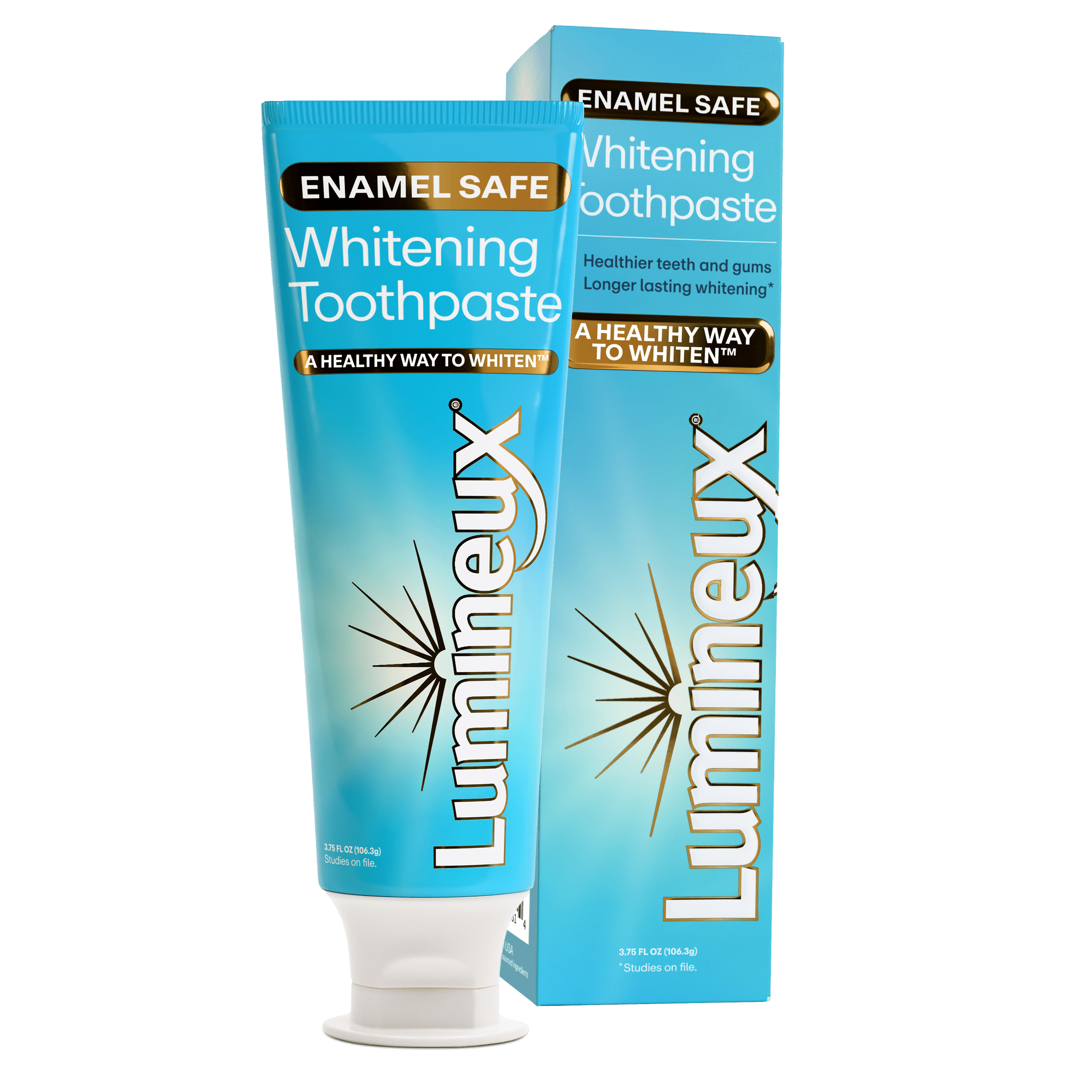 Lumineux Whitening Toothpaste, Fluoride Free & Enamel Safe, 3.75 fl. Oz.