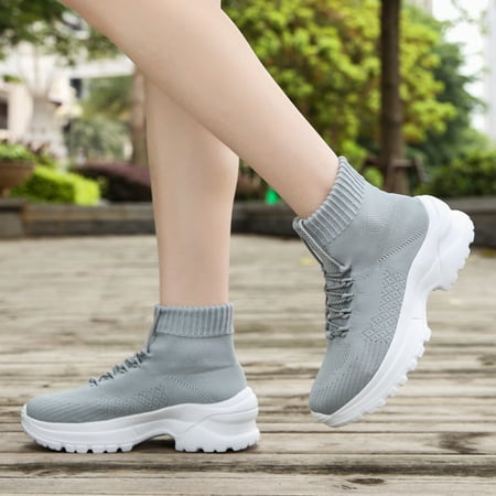 

Womem Shoes Fashion Height Increasing Shoes Socks Shoes Casual Sports Shoes