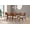 Beige, variant on New Classic Furniture Oscar 7-piece Wood Dining Set in White Ash