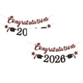 thumbnail image 2 of 7In Shiny Graduation Banner Decoration Class of 2026 for High School College Graduate Party Supplies 2026 (Black2), 2 of 5