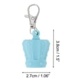 thumbnail image 2 of Unique Bargains 1 Pc Crown Lip Gloss Keychain Cap Blue Silicone, 2 of 5