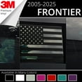 thumbnail image 2 of BocaDecals 2005-2025 Nissan Frontier Rear Middle Window American Flag Decal - Made in USA - Small Home Business (Silver), 2 of 15