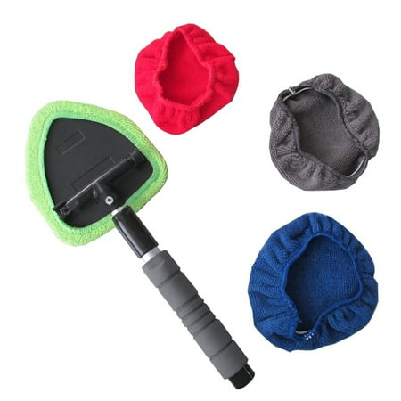 

CIQKKGG Glass Demister Windshield Cleaner Window Cleaner Removable Handle Car Cleaning Brush Kit