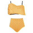 thumbnail image 5 of Tankini Bathing Suits for Women Ruffle Tank Top Polka Dots Modest Slimming Bodycon Swimwear High Waisted Bikinis, 5 of 6