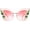 02-pink, variant on Jeweled Sunglasses, Funky Butterfly Shaped Sunglasses,  Rhinestone Sunglasses for Women