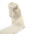thumbnail image 1 of Edged Chiffon Ribbon Silk-Like Ribbons Wedding Invitation Bouquet Fabric Ribbons 4cmx5m Christmas Decoration Gift Wrapping, 1 of 7