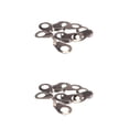 thumbnail image 4 of Eigraketly Perillas de guitarra de 10 piezas, indicador de perilla resistente al desgaste que ahorra trabajo, parte de bajo conveniente para principiantes Plata 2piezas Eigraketly CBP499198, 4 of 6