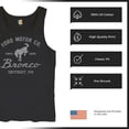 thumbnail image 6 of Ford Motor Co Bronco Detroit MI Tank Top Vintage Truck Since 1966 4x4 Off Road Adventure Classic Car Fan Men's Top, 6 of 7