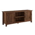 thumbnail image 1 of Pemberly Row 58" Modern Farmhouse Wood TV Stand in Dark Walnut, 1 of 6