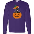 thumbnail image 3 of Inktastic Pumpkin Puppies Halloween Frenchie Long Sleeve T-Shirt, 3 of 5