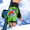 thumbnail image 2 of Guantes antideslizantes con 3 dedos, nuevos, para pesca, deportes al aire libre (verde), 1 par, 2 of 9