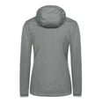 thumbnail image 4 of Little Donkey Andy Women's Lightweight Hooded Softshell Jacket for Running Travel Hiking, Windproof, Water Repellent Gray Size XXL, 4 of 7