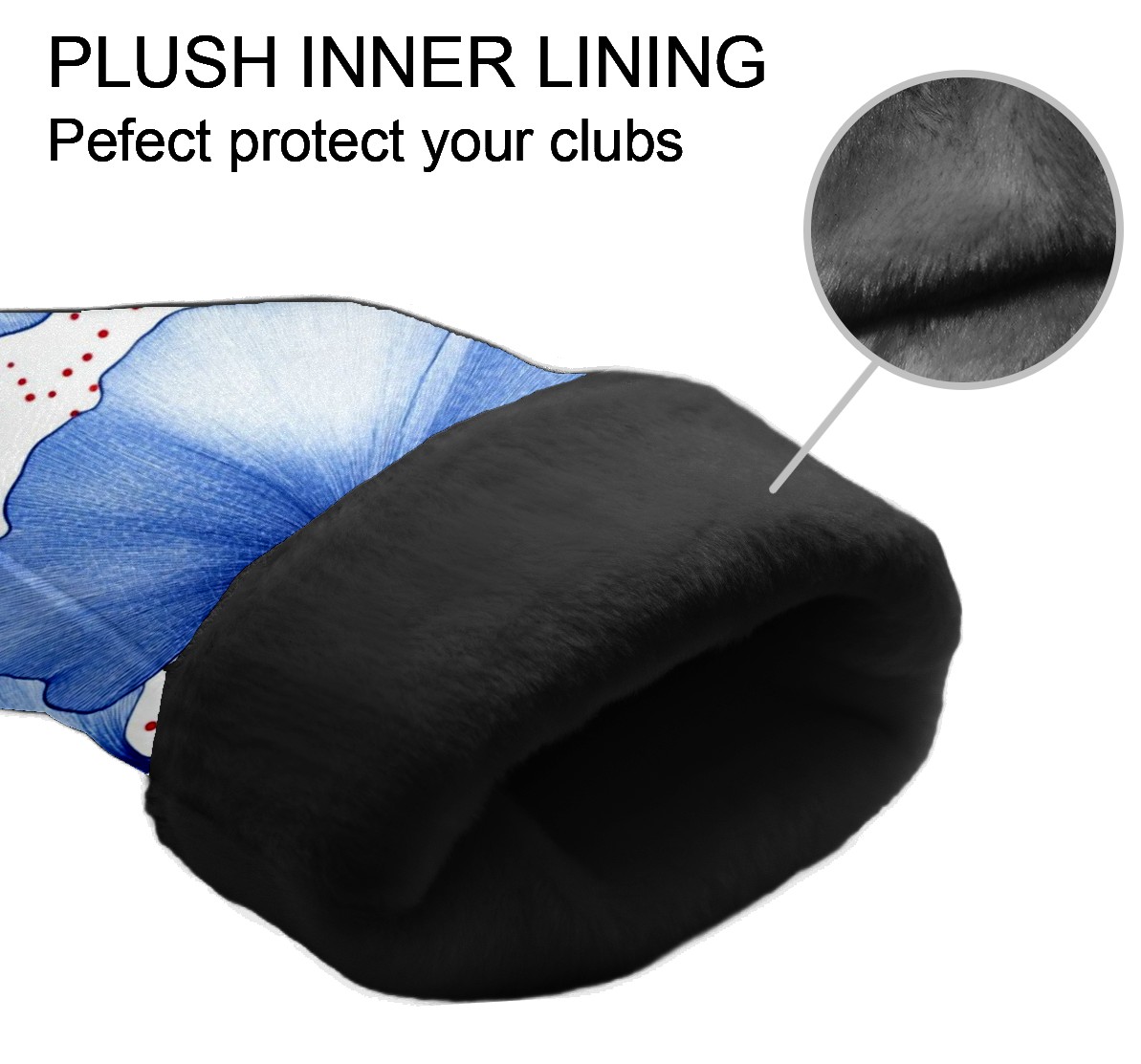 Golf Head Covers Elegant Ginkgo Leaf Design for Driver, Wood & Hybrid, Premium Waterproof PU Leather with Plush Lining, Unique Nature Golf Gifts