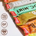thumbnail image 2 of ¡bien! Snacks Vegan Paquete de 6 barras de proteína | Sin gluten, a base de plantas, bajo en azúcar, kosher, sin soja, sin OGM | 15 g de proteína (12 barras), 2 of 5