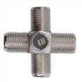 thumbnail image 5 of Paquete de 30 Combinaciones de Divisores de Cable Coaxial de Tipo F de 3 VíAs Hembra A 3 Hembras para Video VCR Antena TV Cable Satélite, Plateado, 5 of 5
