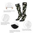 thumbnail image 4 of Knee High Socks for Men and Women, Daisy print Althletic Compression Socks, Support Long Tube Socks for Outdoor Sport, Calf Socks, High Stockings for Women Men, 4 of 7