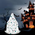 thumbnail image 6 of Honeii Cartoon House Car Print Poncho Cape, Cloak Coat, Snuggly Hooded Wearable Blanket, Hooded Cape For Teenagers,Halloween Costumes-Large, 6 of 7