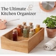 thumbnail image 5 of YBM Home Bamboo Drawer Organizer Storage Box for Spices and Kitchen Items, Lingerie, Small Tools, and Gadgets, 330, 5 of 8