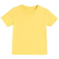 thumbnail image 5 of ZOYOEN Boys Cotton T Shirts- Short Sleeve Summer Casual Soft Kids Basic Tees Yellow Size 5 T, 5 of 6