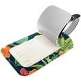 thumbnail image 2 of Square 2Pack PU Leather Toucan Cruise Luggage Tag with Privacy Cover and Name ID Tag for Travel Handbags Backpacks Luggage Tags, 2 of 6