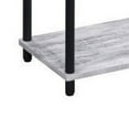 thumbnail image 6 of 4 Tier Design Bookshelf with Metal Tubular Legs Antique White - Saltoro Sherpi, 6 of 7