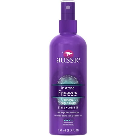 Aussie Instant Freeze Non-Aerosol Hairspray, 8.5 oz