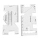 thumbnail image 1 of Regla De Plantilla Regla De Costura Práctica Fácil De Usar Artesanías De Corte De Ropa De Fábrica Decoración De Costura Para El Hogar De Costura DIY ANGGREK Arte y Manualidades, 1 of 8