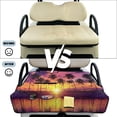 thumbnail image 6 of Yuyamidu Sunset Golf Cart Seat Covers Soft Club Car Seats Cushion Covers Coconut Tree Golf Cart Seat Towel Blanket Fits in Club Car More 2 Person Seats Golf Carts, 6 of 8
