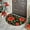 Multicolor #3, variant on Christmas Semicircle Door Mat | Absorbent Nonslip Polyester Floor Rug | Holiday Entrance Carpet | Dirt Proof Antifatigue Kitchen Bathroom Mat | Porch Entryway Laundry Room Use
