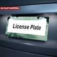 thumbnail image 5 of 2Packs License Plate Frames with Green Floral Pattern Includes Screws & Caps Full Accessories Included Size 6.3x12.2inch(16x31cm), 5 of 8