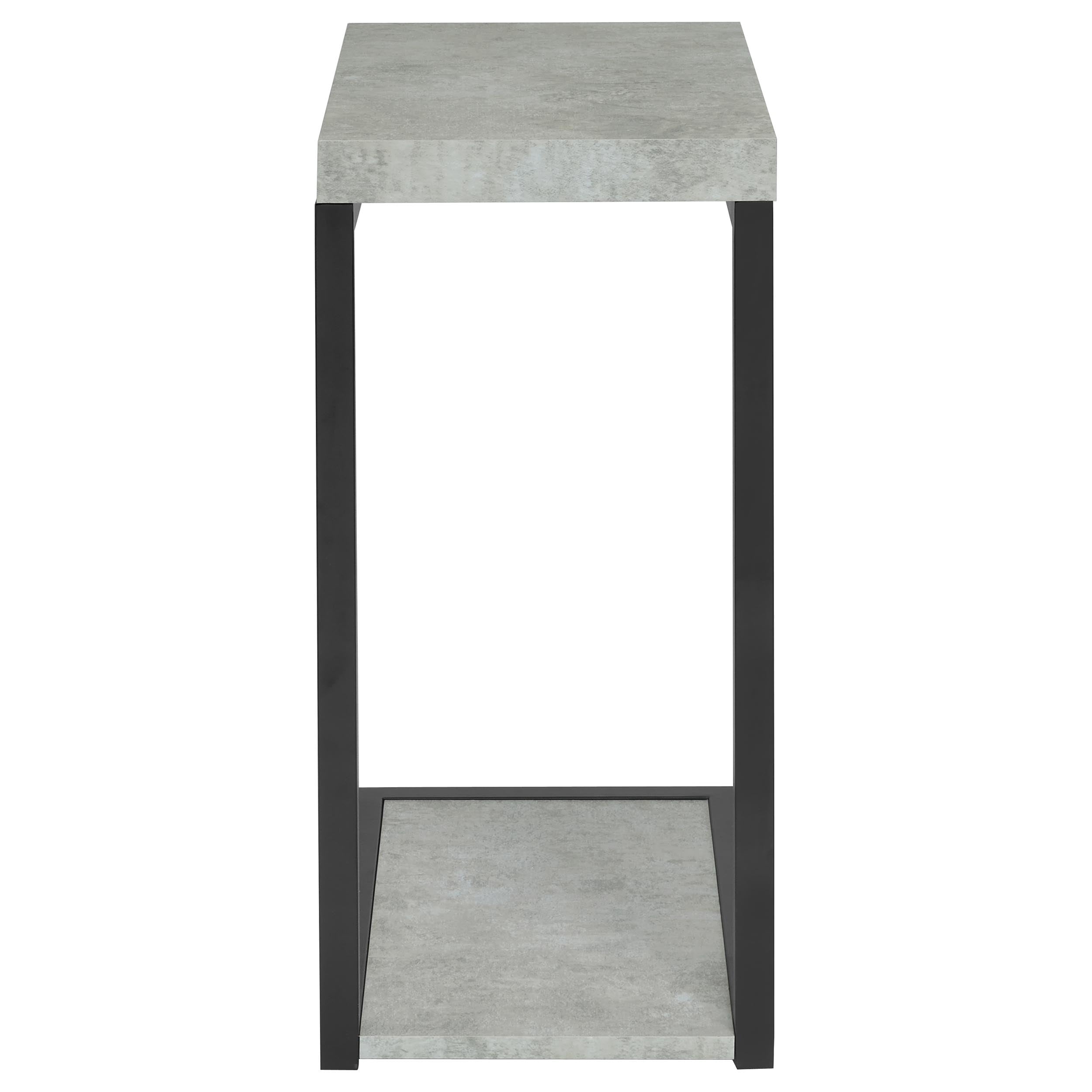 Snack Table, Compact Accent End Table for Couch Bedroom Patio