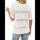 thumbnail image 3 of Suéteres de Punto de Cuello Redondo y Corta para Mujer, de Verano, Color , Talla S, 3 of 7