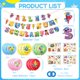 thumbnail image 2 of Decoraciones para fiestas de regreso a clases, 15 piezas, Schulanfang German, 2 of 2